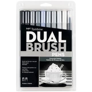 Tombow Grayscale Palette Dual Brush Pen Set | Michaels Stores