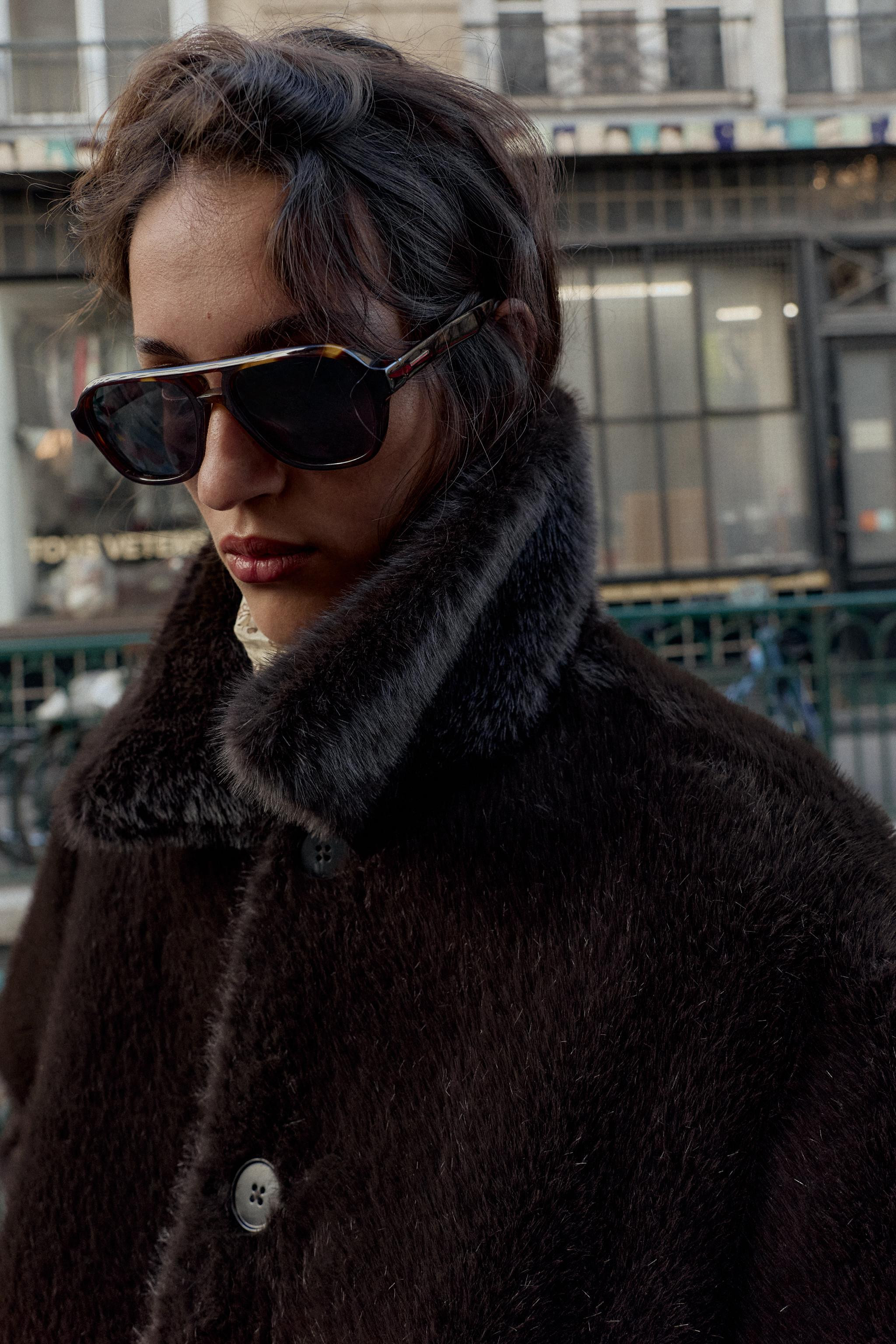 REVERSIBLE DOUBLE-FACED FAUX LEATHER JACKET | Zara UK