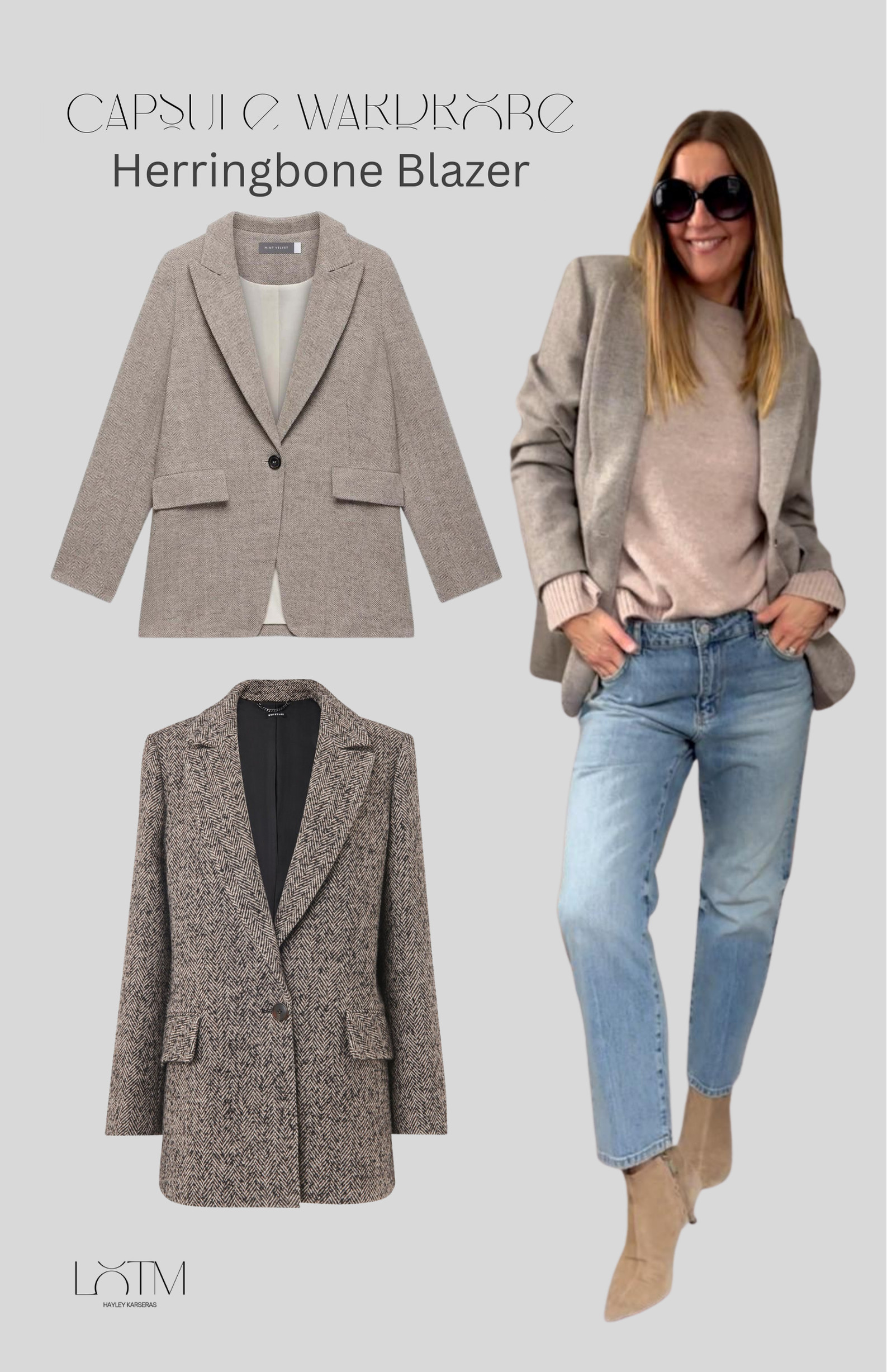 Capsule Wardrobe: The Herringbone Blazer 

 #LTKuk #LTKeurope #LTKstyletip