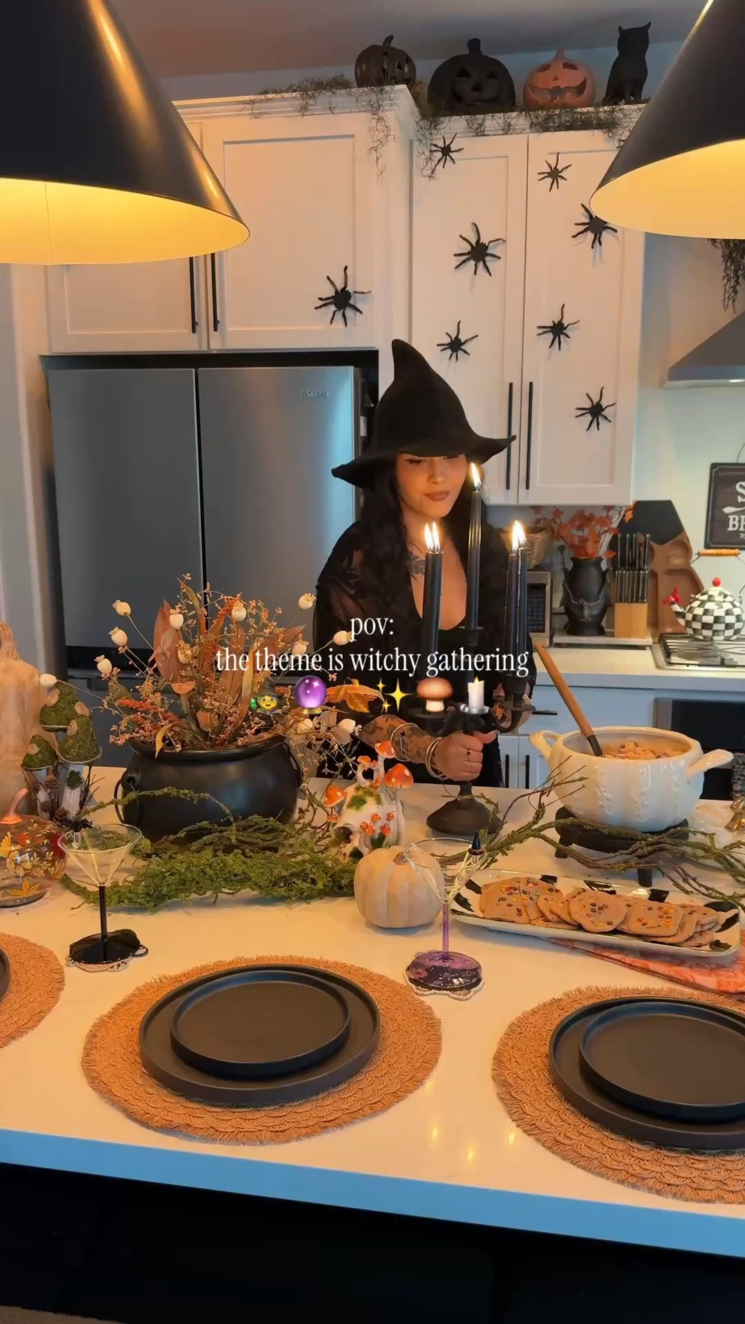 Setting up for my coven w/ all my World Market spooky finds! 🧙‍♀️

#LTKHome