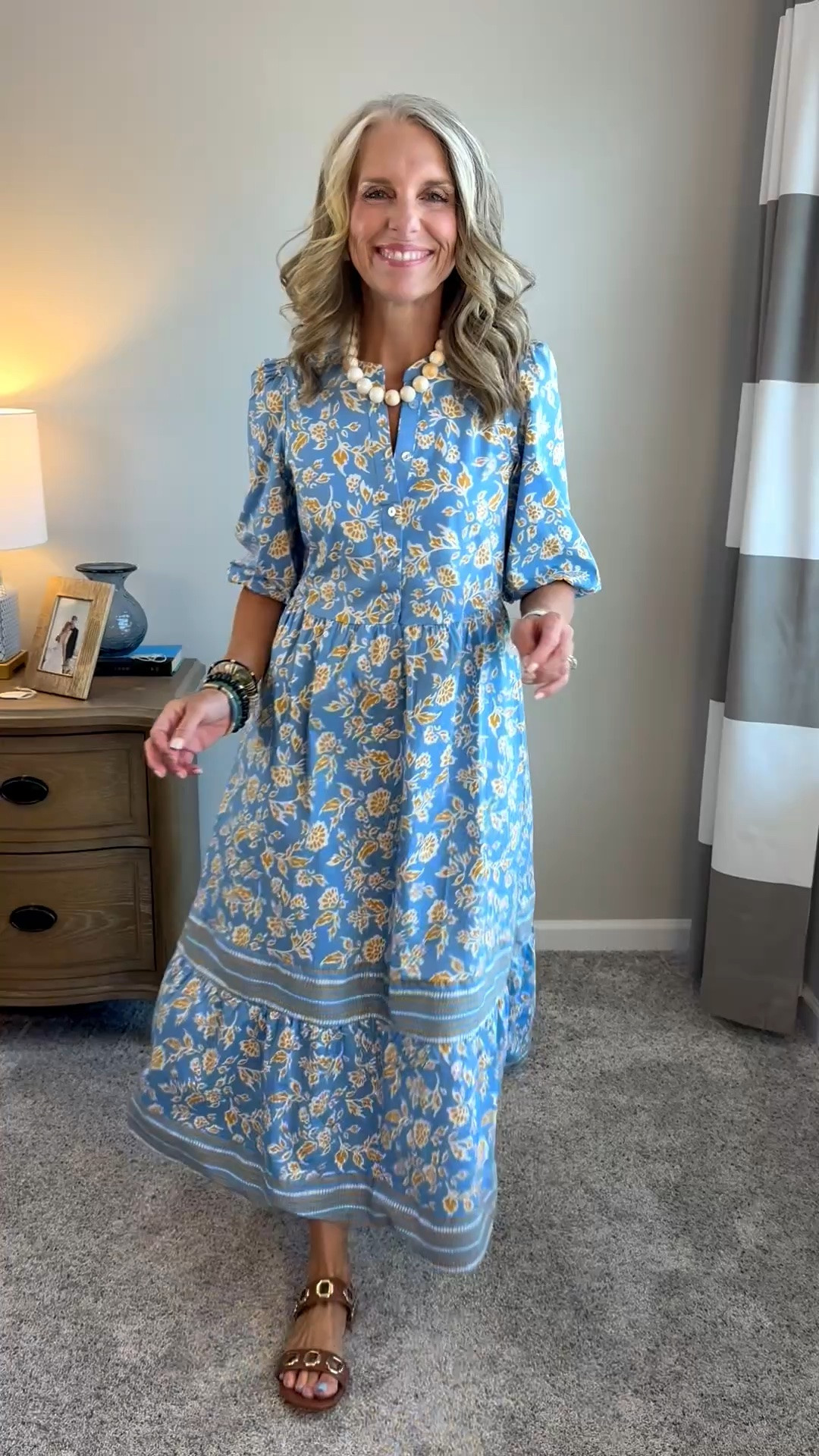 Did someone ask for a cute fall transition dress? I found it! Wear now with sandals and later with boots. Throw a jacket or blazer over your shoulders and out the door. Wearing XS

#LTKootd #LTKgrwm #LTKOver40