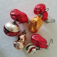 Vintage Antique Glass Christmas Ornaments | C | Etsy (US)