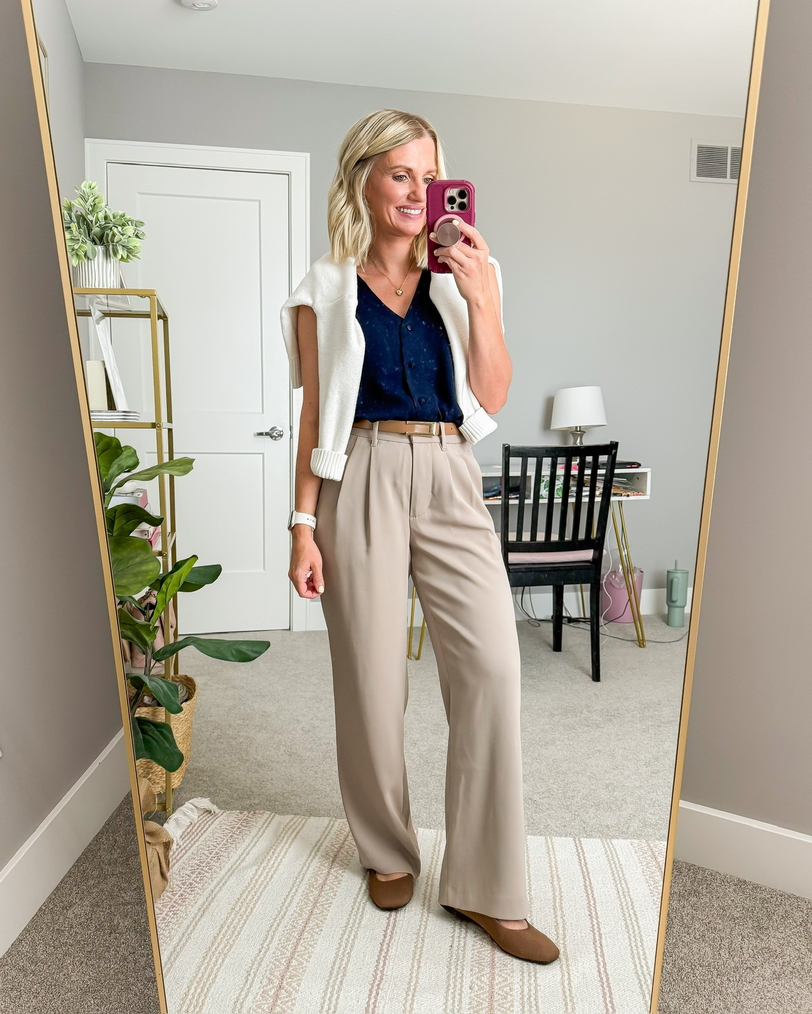 Fall teacher outfit from my teacher capsule wardrobe.

#LTKootd #LTKgrwm #LTKOver40