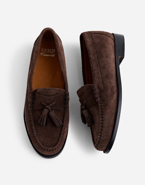 G.H.BASS Layla Weejuns&reg; Loafers in Oiled Suede | Madewell | Madewell