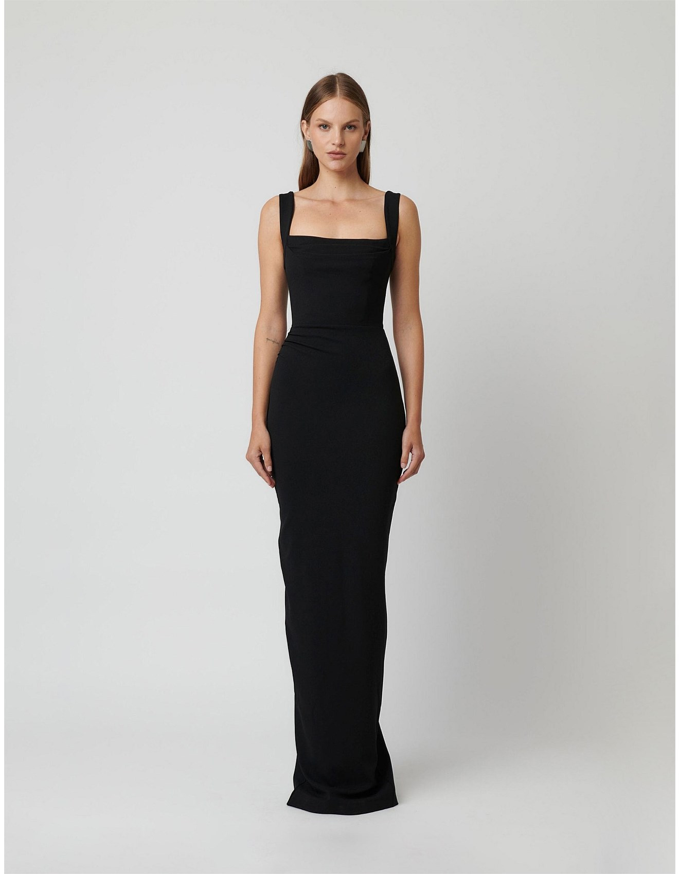Marbella Soft Crepe Floor Length Gown | David Jones (Australia & New Zealand)