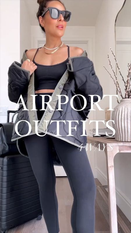 Four of my favorite comfort but look put together at the airport travel looks! ✈️

#LTKSeasonal #LTKstyletip #LTKtravel