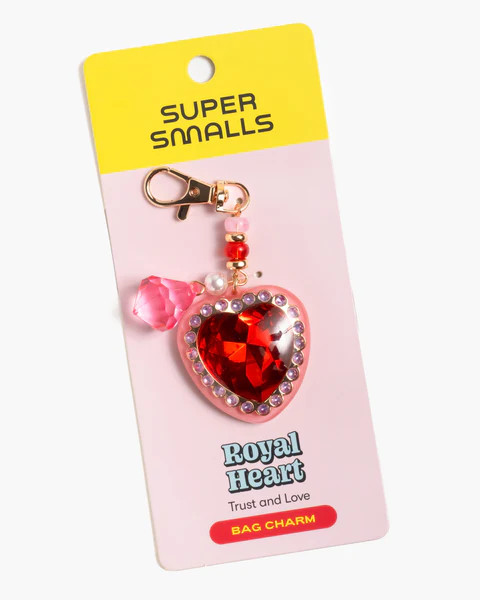 Royal Heart Bag Charm | Super Smalls