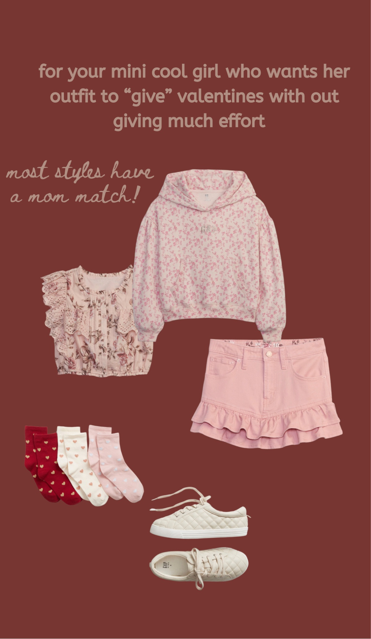 For the mini cool girl on Valentine’s Day 

#LTKfindsunder50 #LTKSeasonal #LTKkids