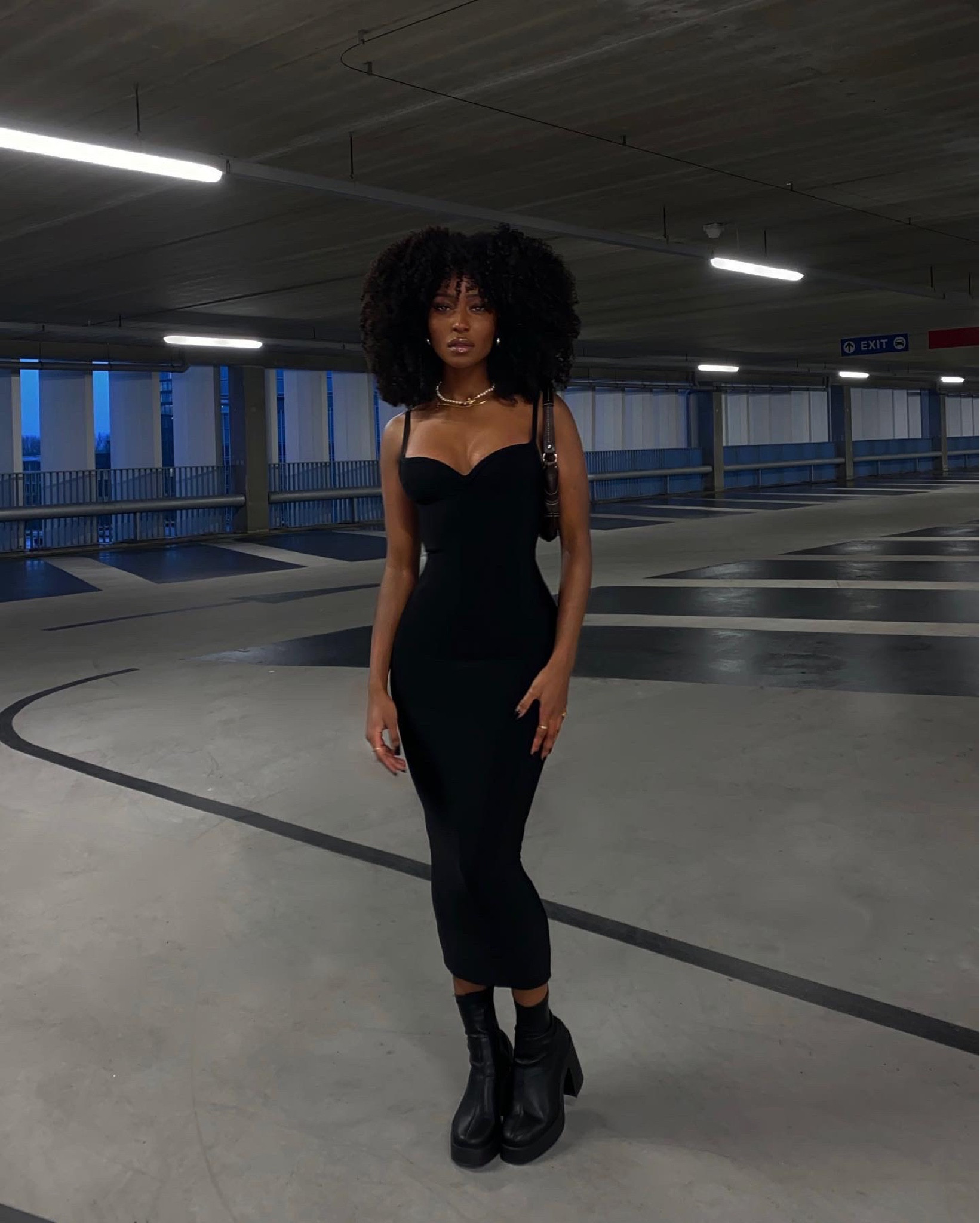 dress is houseofcb, linked similar ones. 
little black dress bodycon evening gown date night boots handbag  

#LTKeurope #LTKparties #LTKSeasonal