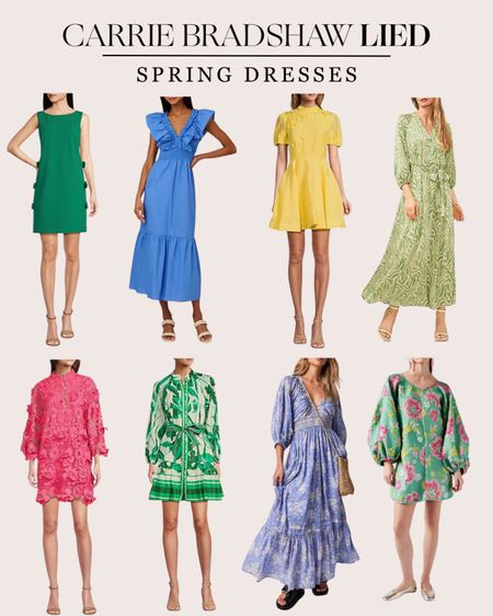 Colorful dresses for spring — vacation, resort wear, bridal shower, baby shower, brunch, you name it! 

#LTKSeasonal