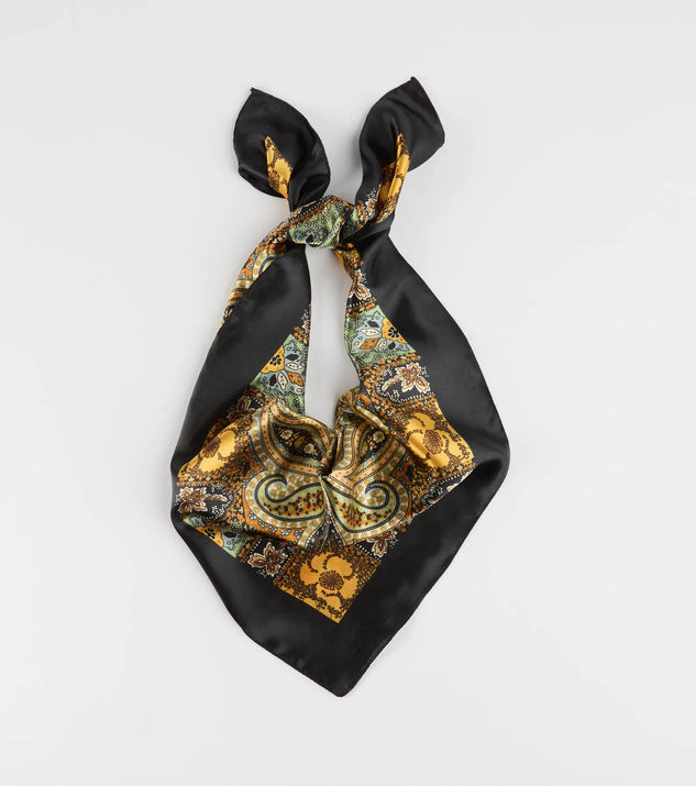 Pretty In Paisley Satin Scarf | Windsor Stores