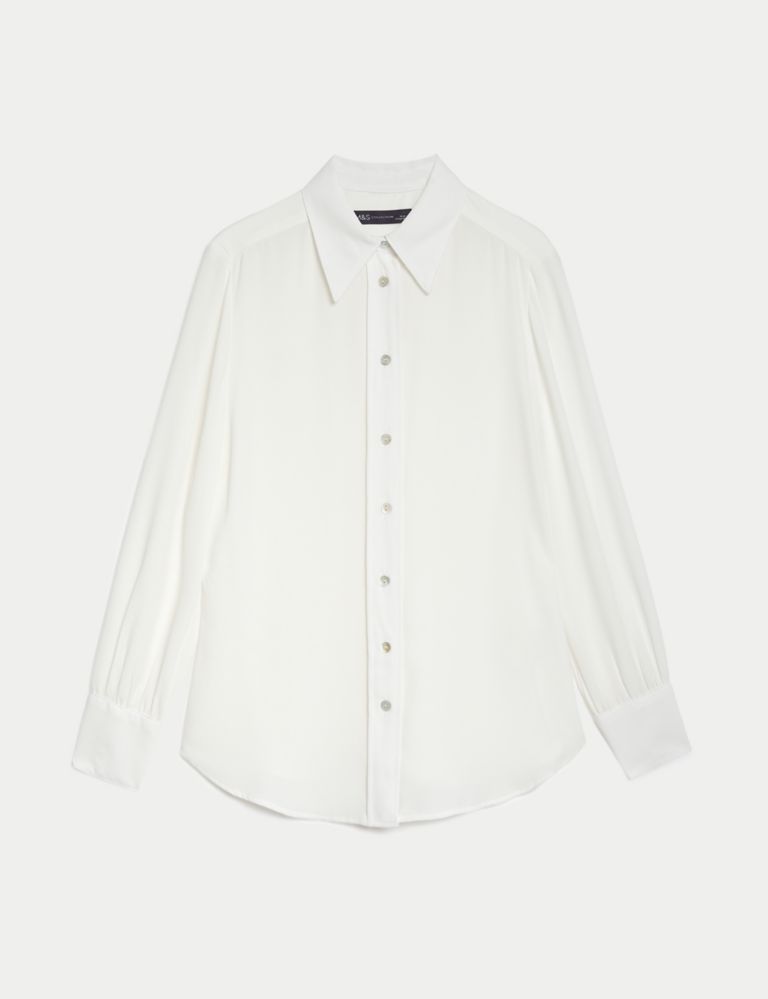 Collared Long Sleeve Shirt | Marks & Spencer (UK)