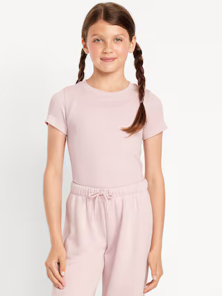 Fitted Seamless Ribbed Performance Top for Girls | Old Navy (US)