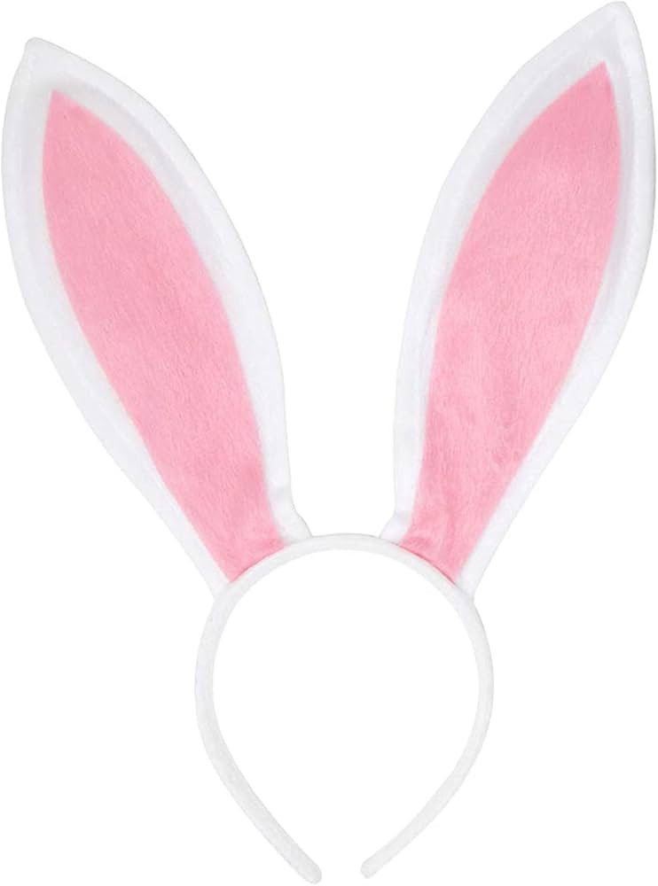Funcredible Easter Bunny Ears Headband - Velvet Bendable Rabbit Ears - Cute Bunny Accessories for... | Amazon (US)