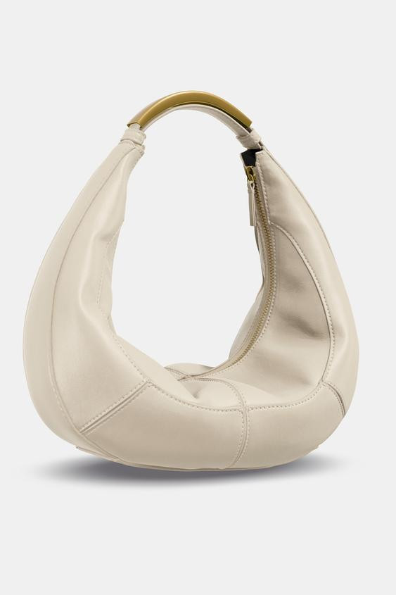 OVAL BAG WITH METAL STRAP | Zara US