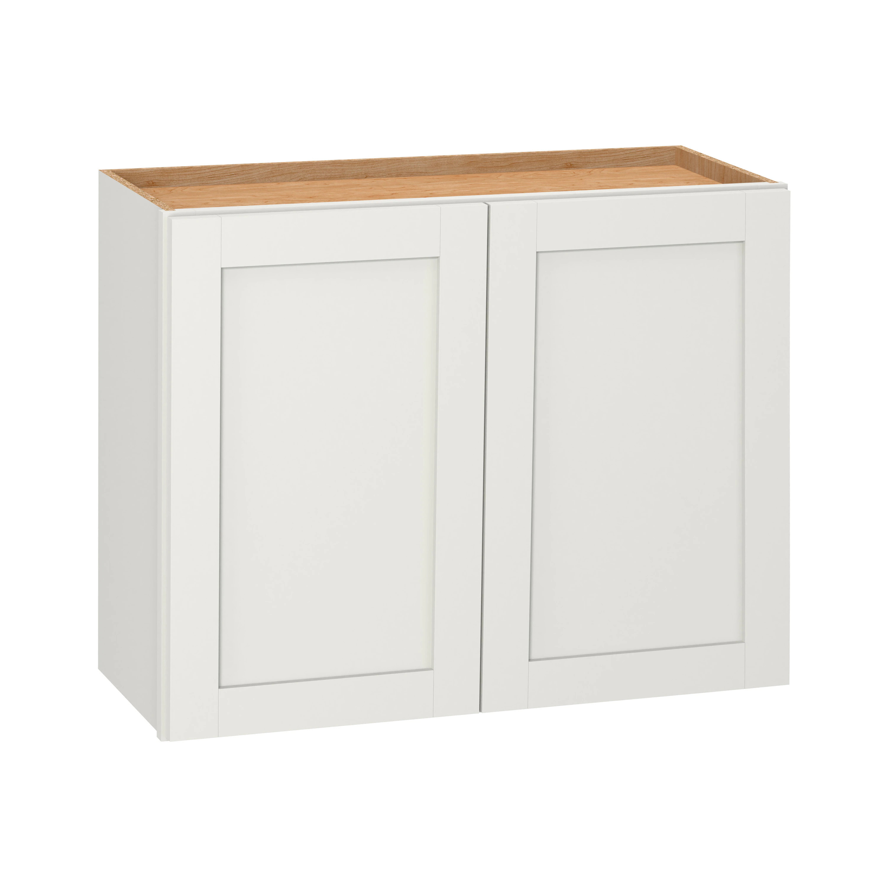 Diamond NOW Arcadia 30-in W x 24-in H x 12-in D White Wall Fully assembled Cabinet (Recessed Panel Shaker) | G10 W3024B | Lowe's