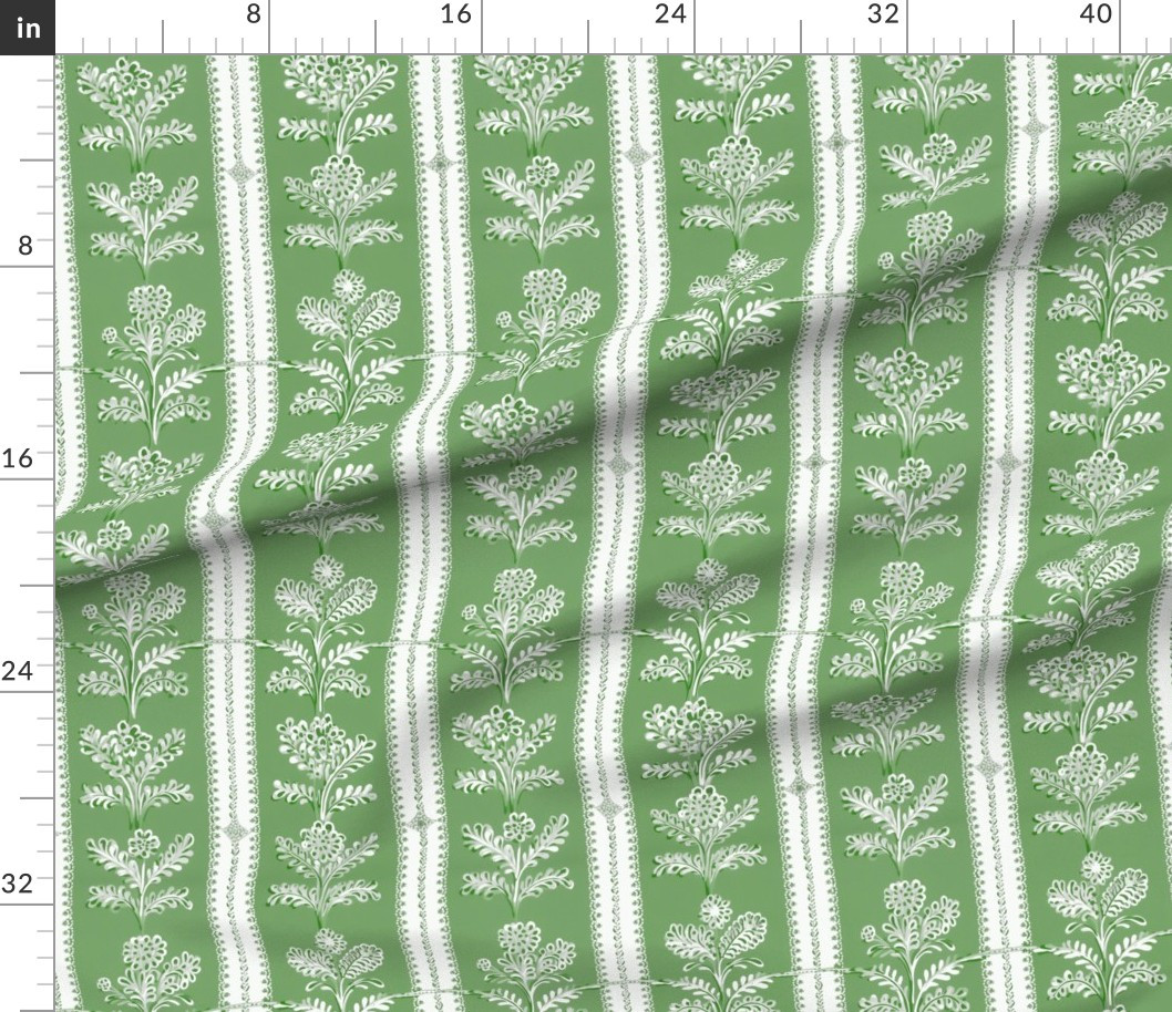 Josephine Jardin Kelly Fabric | Spoonflower | Spoonflower