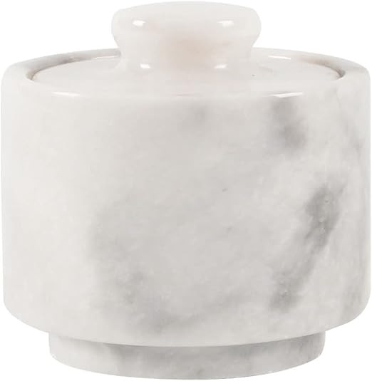 MARBLOUS KRAFTS stylish marble sugar dispenser 3.5 oz salt cellar, salt container and marble déc... | Amazon (US)