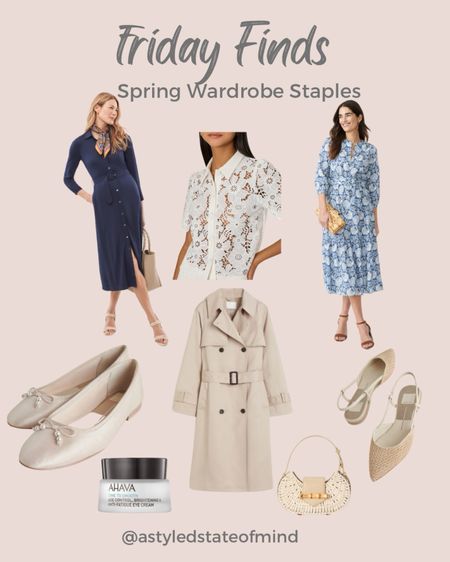 This Friday’s Finds feature some quality pieces to replace or update your staples. You will reach for these pieces this season and beyond! 

Spring outfits, workwear, trench coat 

#LTKover40 #LTKworkwear #LTKSeasonal