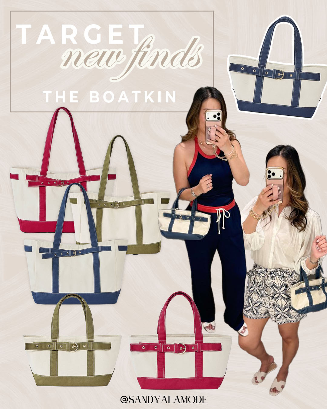 Target new finds // tote bag // boatkin // summer accessory 

#LTKSeasonal #LTKootd