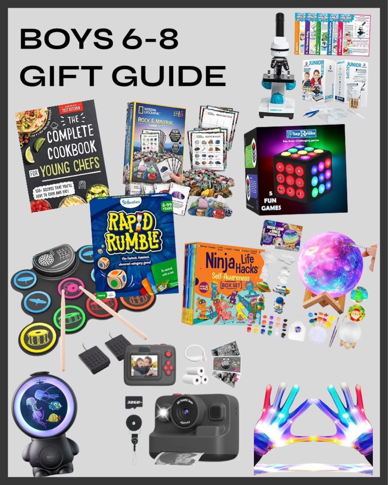 Gift guide for boys ages 6-8

#LTKGiftGuide #LTKHoliday #LTKKids