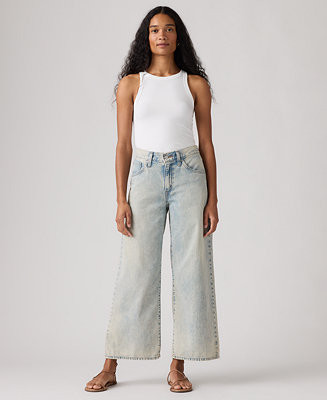 Women's Wide-Leg Ankle Goodbye Jeans | Macy's