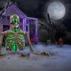 Home Accents Holiday 4.5 FT Grave & Bones Color Changing LED Groundbreaker 26SV25435 | The Home Depot