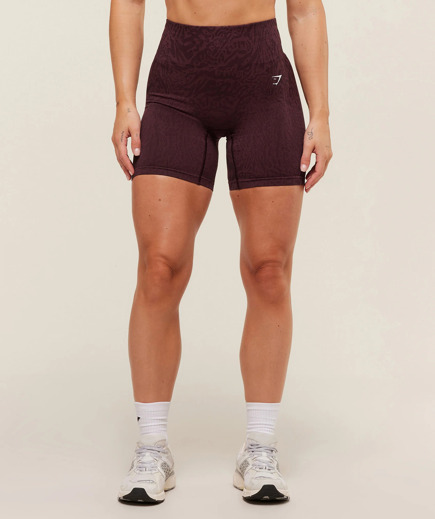 Gymshark Adapt Animal Seamless Shorts - Cherry Purple/Reset Pink | Gymshark US