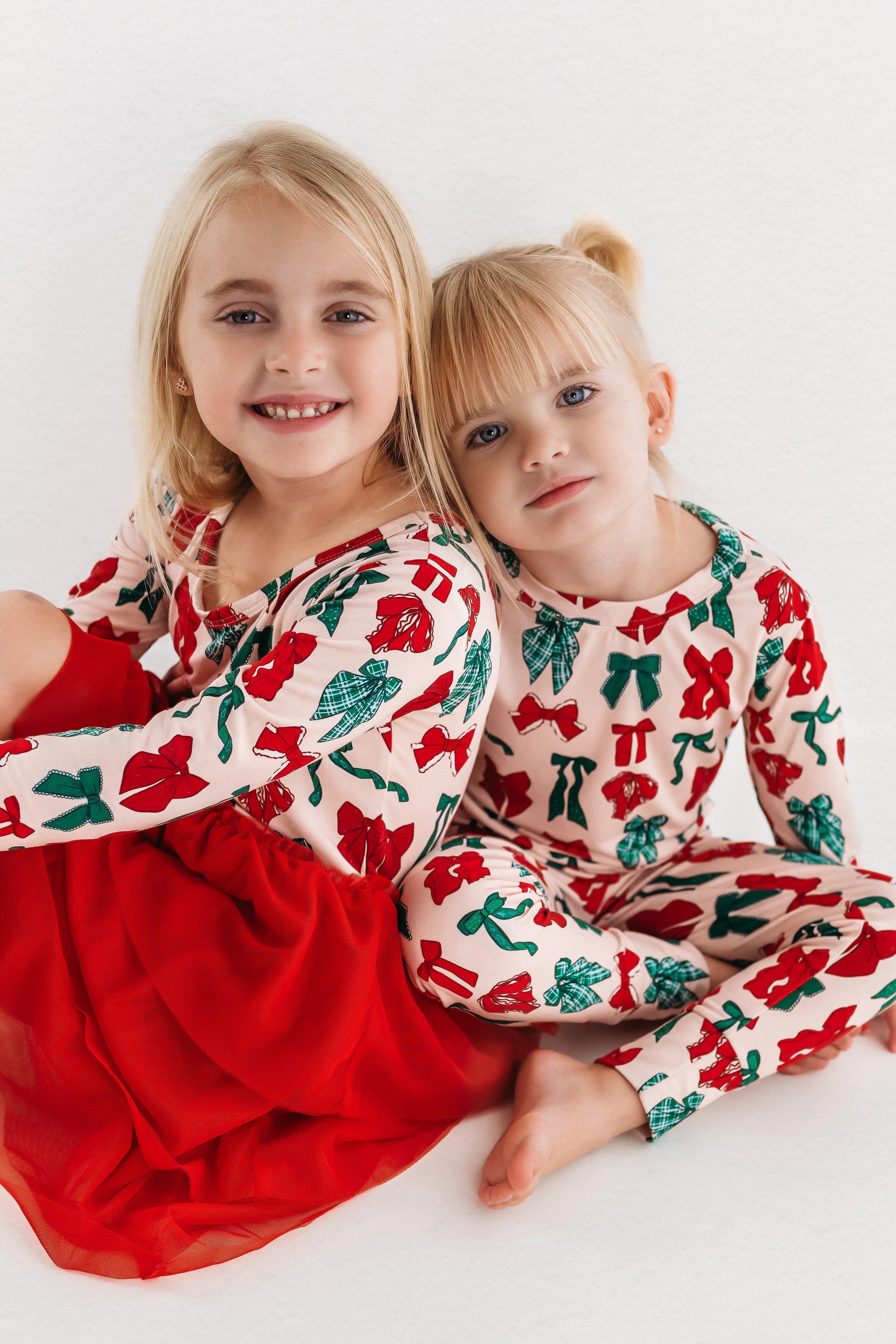 Christmas Bows Two Piece Set PRE-ORDER SHIPPING 11/24 | In My Jammers