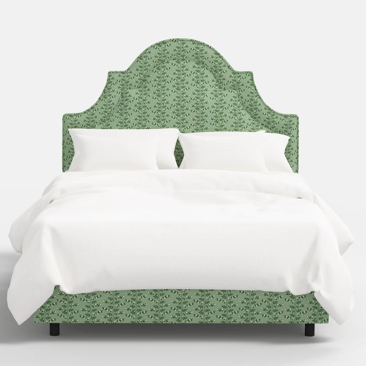Marion Bed In Climbing Vines Green | Wayfair North America