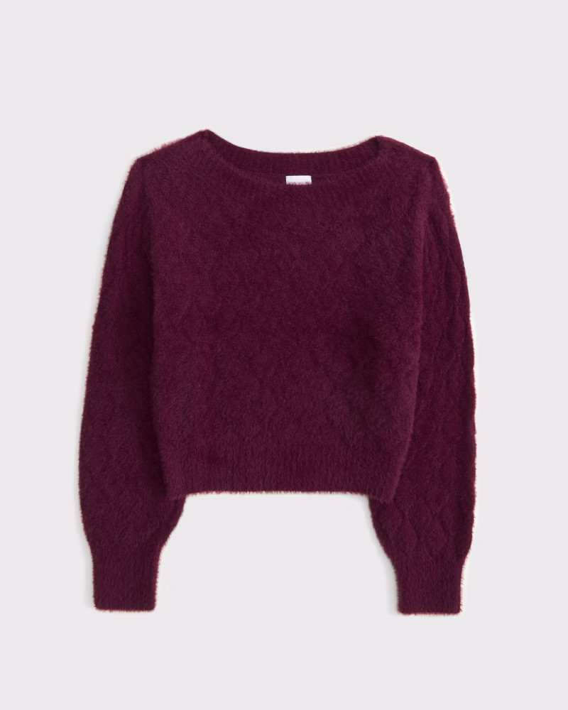 cozy slash sweater | Abercrombie & Fitch (US)