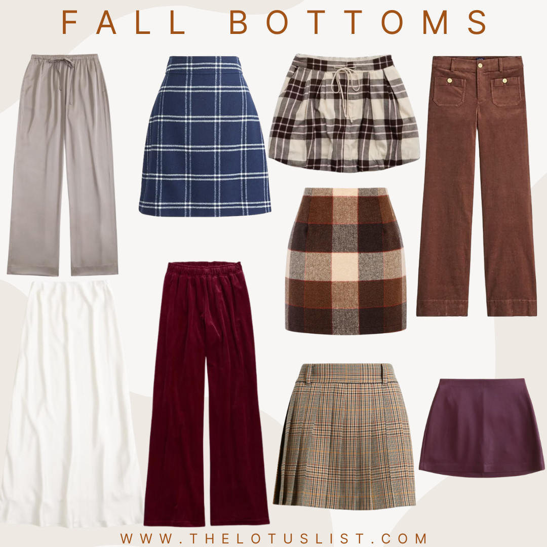 Fall Bottoms

ltkstyletip / ltksalealert / ltkplussize / ltkmidsize / ltkfall / ltkhalloween / fall Bottoms / fall pants / fall skirt / fall skirts / plaid skirt / plaid skirts / corduroy pants / maxi skirt / midi skirt / mini skirt / bubble skirt / jeans / denim / fall outfit / fall outfits / autumn outfit / autumn outfits / fall outfit idea / fall outfit ideas / autumn outfit idea / autumn outfit ideas / sale / sale alert  

 #LTKSeasonal #LTKFindsUnder50 #LTKFindsUnder100