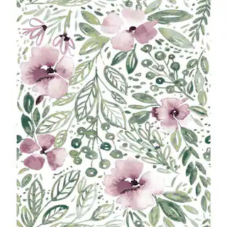 RoomMates Clara Jean April Showers Peel and Stick Wallpaper (Covers 28.18 sq. ft.) RMK11906WP - T... | The Home Depot