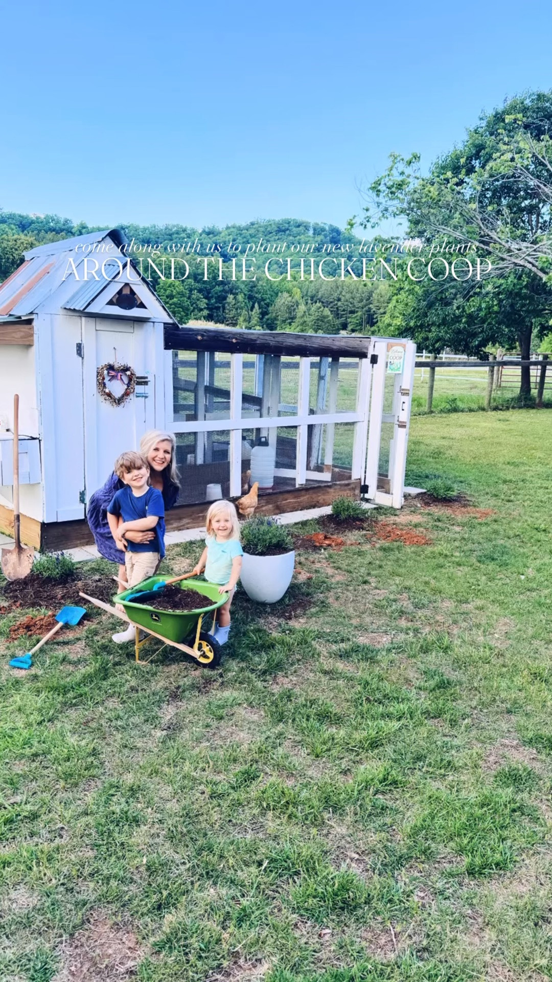 What a fun time here on the farm 🌾 last night planting 🌱 our new lavender around the chicken coop !!! 🐓🪻🪵🐥🧺🥚🚜🪴🪏 #lavenderplanting #chickencoopaddition #lavenderlove 

Eek it turned out SO pretty 🤩 and smells amazinggg y’all!!! 😍 And our chickens 🐓 loved it!! 🫶🏽 Oh the pure CUTENESS of a happy baby in boots and a diaper 🤭 out in the countryyyyy - chasing babies 👶🏼 and chickens 🐓- these truly are the days!!! 🥰 🪻🌾🌳 #whatalife cutiepatootie

And last night’s sunset 🌅 over the farm sure was a breath taker, too! Oh we just love this place - Thank you, Lord!!!! 🌳🪻🌱🌾 So thankful for this life on our dream 12 acres raising these sweet country babies with my very best friend… my heart overflows!!! 🥰🪻👶🏼🐓🌾

#LTKdayinmylife #LTKmomlife