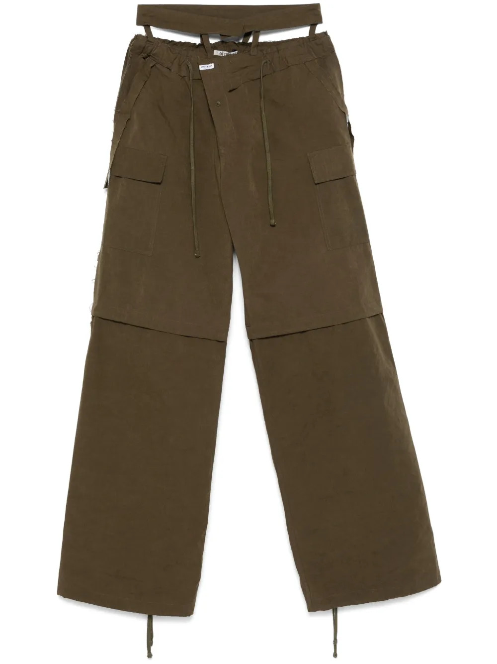 Ottolinger Baggy Cargo Trousers  | Green | FARFETCH | Farfetch Global