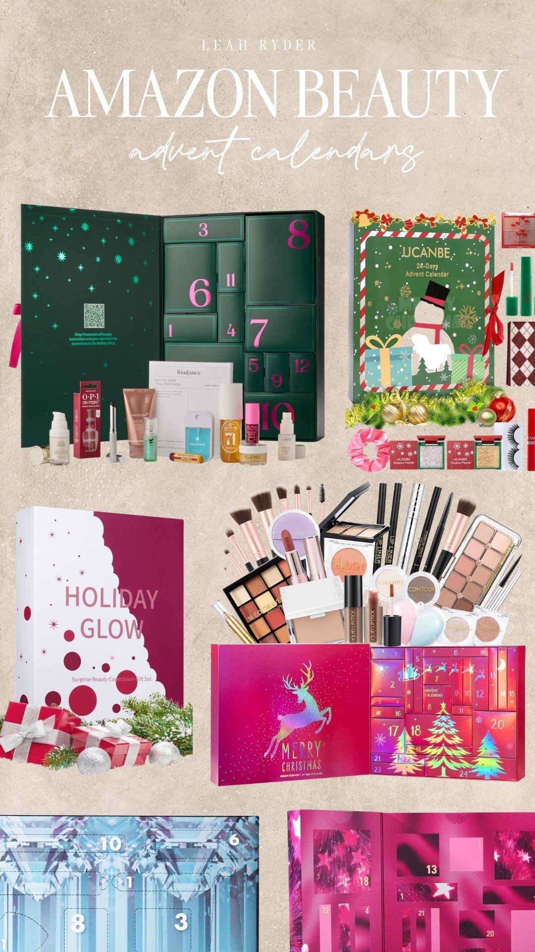 These Amazon beauty advent calendars are packed with skincare, makeup, and holiday gift set favorites that sell out every year. Each beauty advent box includes daily mini products that make December feel extra fun. If you want affordable holiday beauty gifts, these Amazon options deliver amazing value. Such a great way to try new skincare and makeup before committing to full sizes.

#LTKBeauty #LTKGiftGuide #LTKselfcare