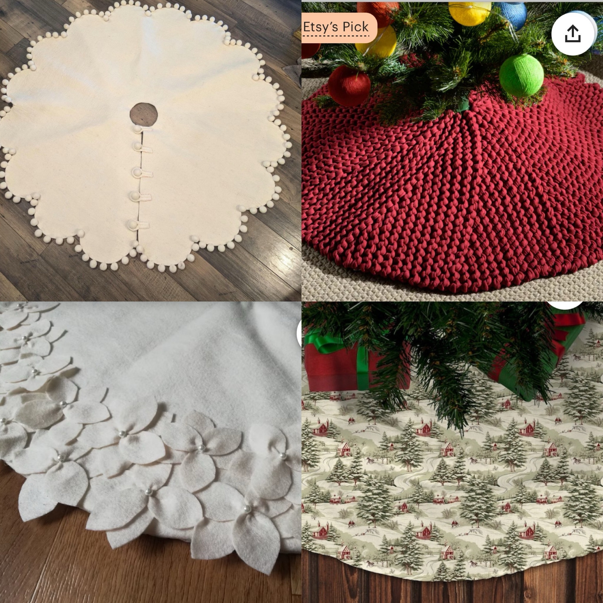 Tree skirts @etsy @christmas @decor #skirt #decor #holiday #home 

#LTKFindsUnder100 #LTKHome #LTKHoliday