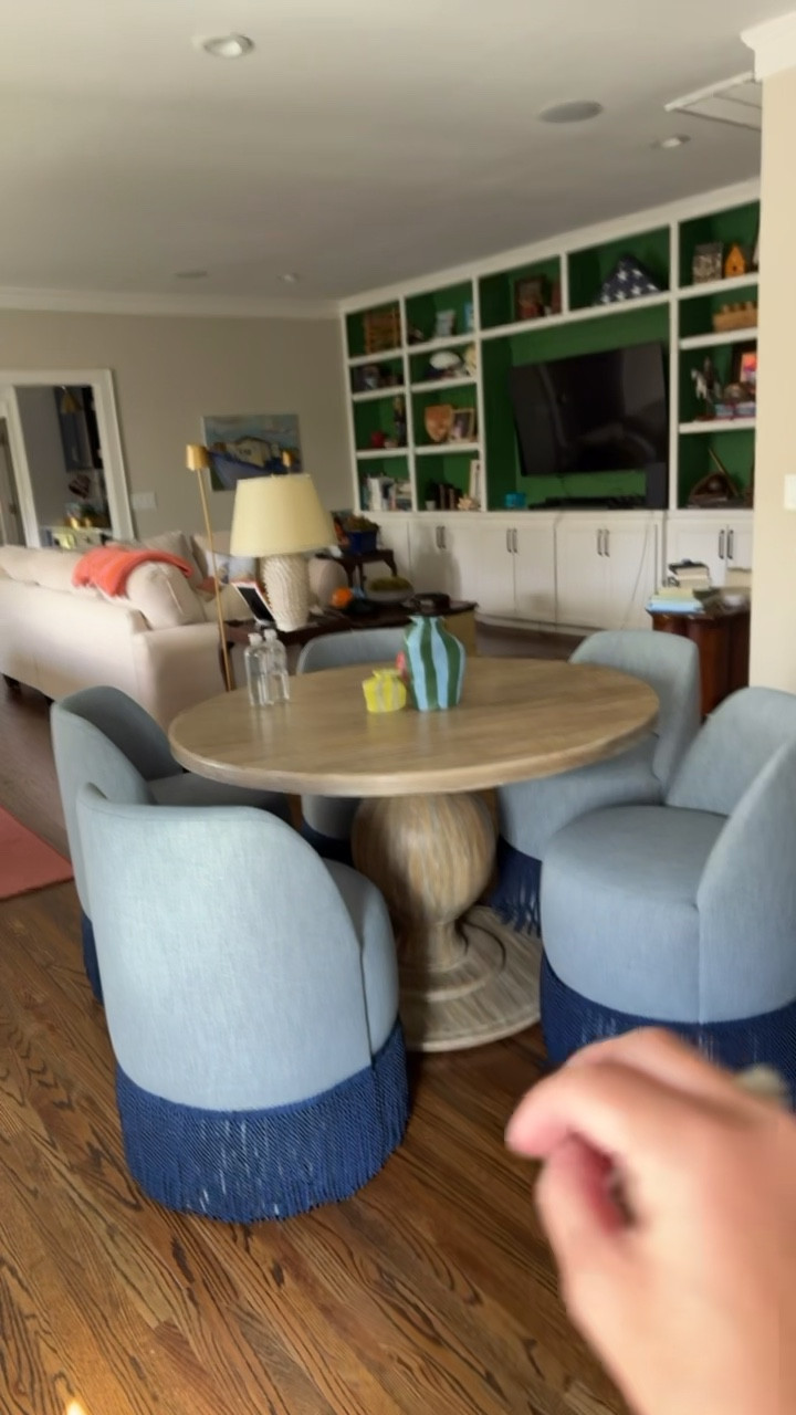 The chairs are all here and I LOVE THEM! 
You’re gonna die over the price- under $400 and they totally look like I had them custom made! 



#LTKHome #LTKKids #LTKdayinmylife