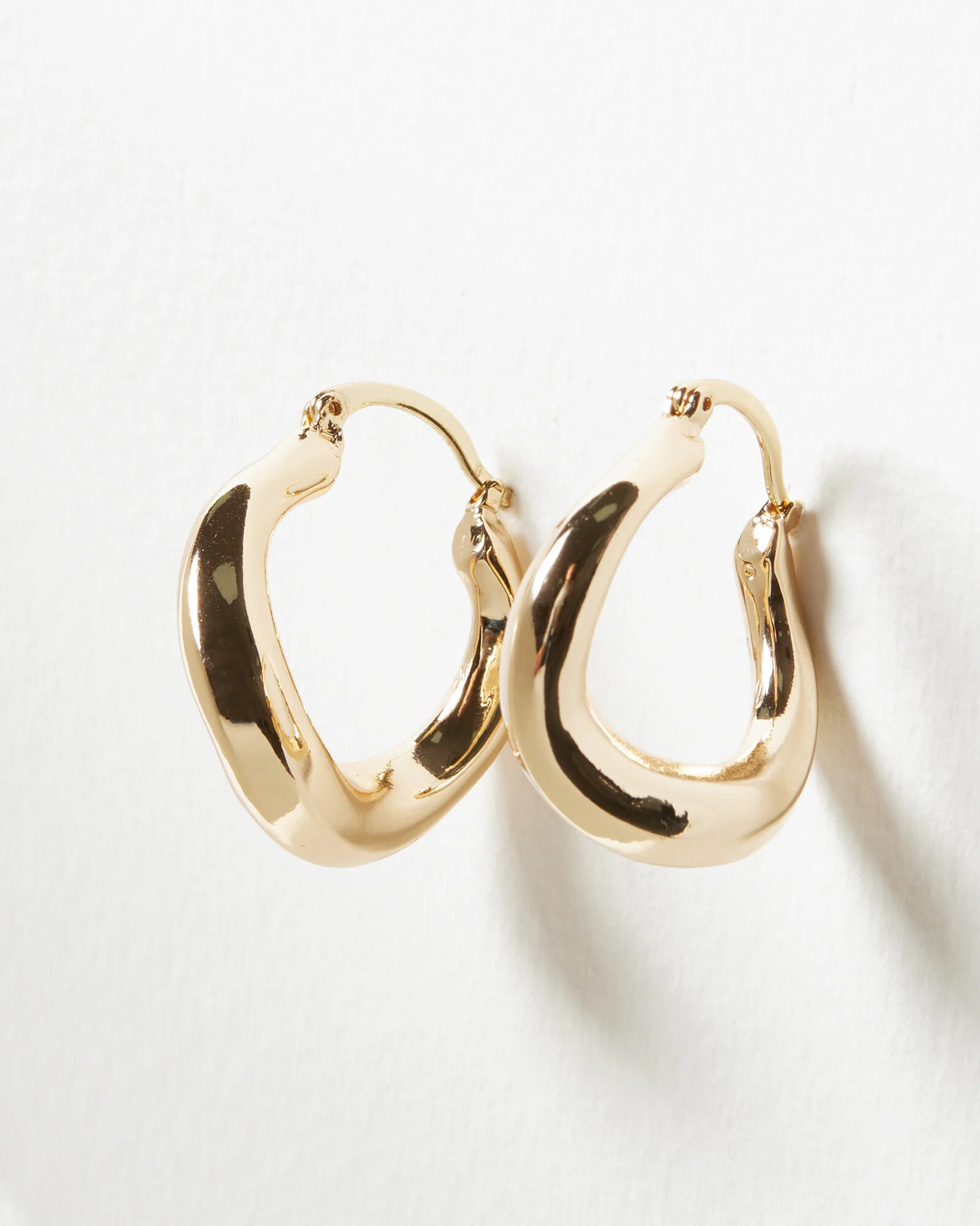 Helga Metal Hoop Earrings | Oliver Bonas | Oliver Bonas (Global)