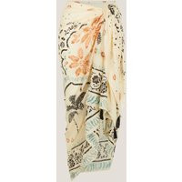 Monsoon Pure Cotton Printed Sarong Cream Mix | Marks & Spencer (UK)