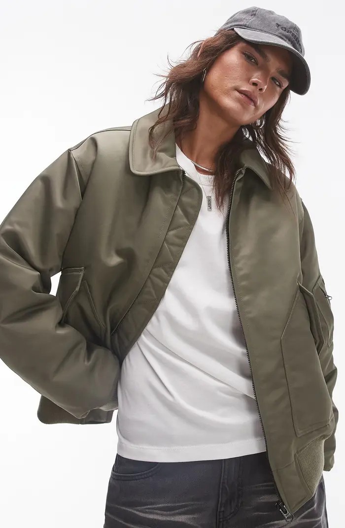 Twill Bomber Jacket | Nordstrom Rack