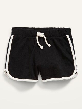 Solid Dolphin-Hem Jersey Shorts for Toddler Girls | Old Navy (US)