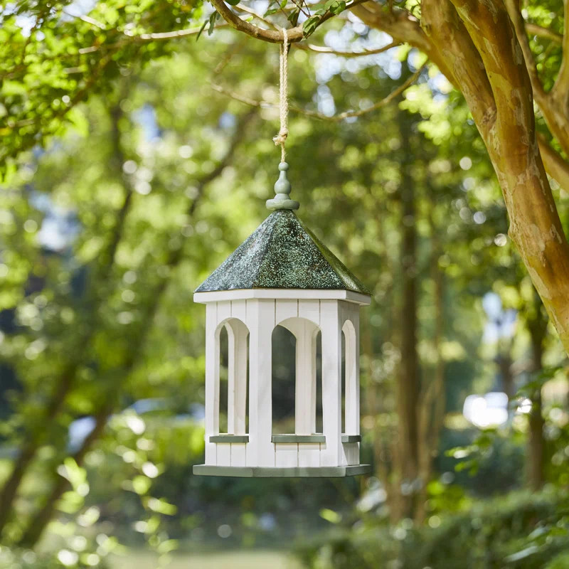 Red Barrel Studio® Tsaile Wood Hanging Decorative Bird Feeder & Reviews | Wayfair | Wayfair North America