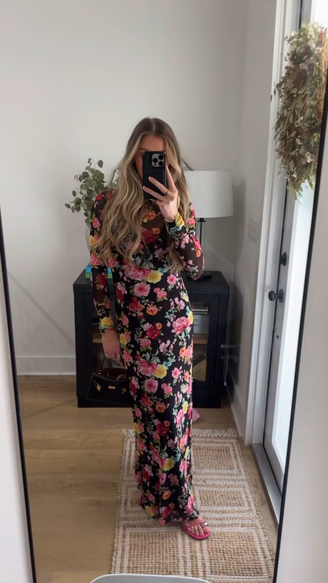 Engagement party outfit! This would also work as a wedding guest dress too. It’s from @shopafrm size XS the Paola dress. My heels are old scoop Walmart heels @walmart my purse is @toryburch 

#LTKootd #LTKWedding #LTKSeasonal