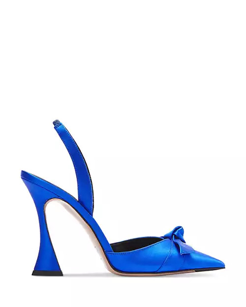 Women's Clarita Bell Satin Slingback Pumps | Bloomingdale's (US)