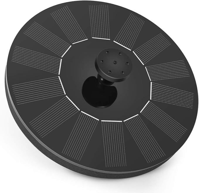 Solar Fountain Pump, Free Standing 1.4W Bird Bath Fountain Pump for Garden and Patio, Solar Panel... | Amazon (US)