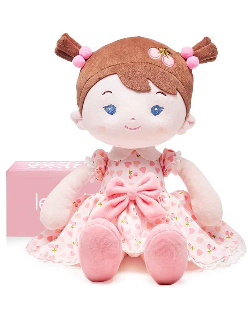 Soft Baby Doll Toys (16''), My First Baby Rag Doll for 1 Year-Old Girl Birthday Gift,Christmas Pl... | Amazon (US)