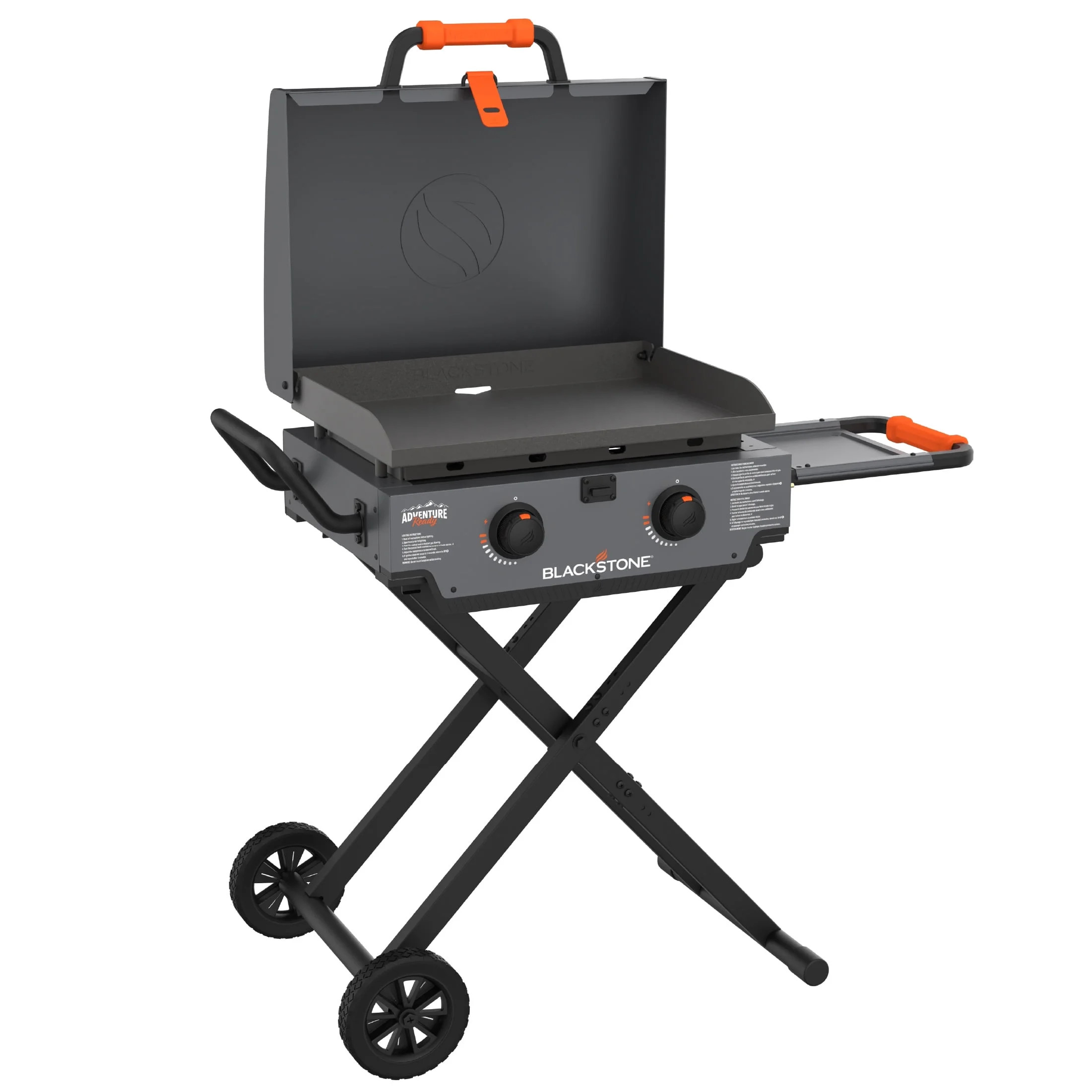 Blackstone Adventure Ready 2-Burner 22" Propane Omnivore Griddle with Flexfold Legs in Charcoal G... | Walmart (US)