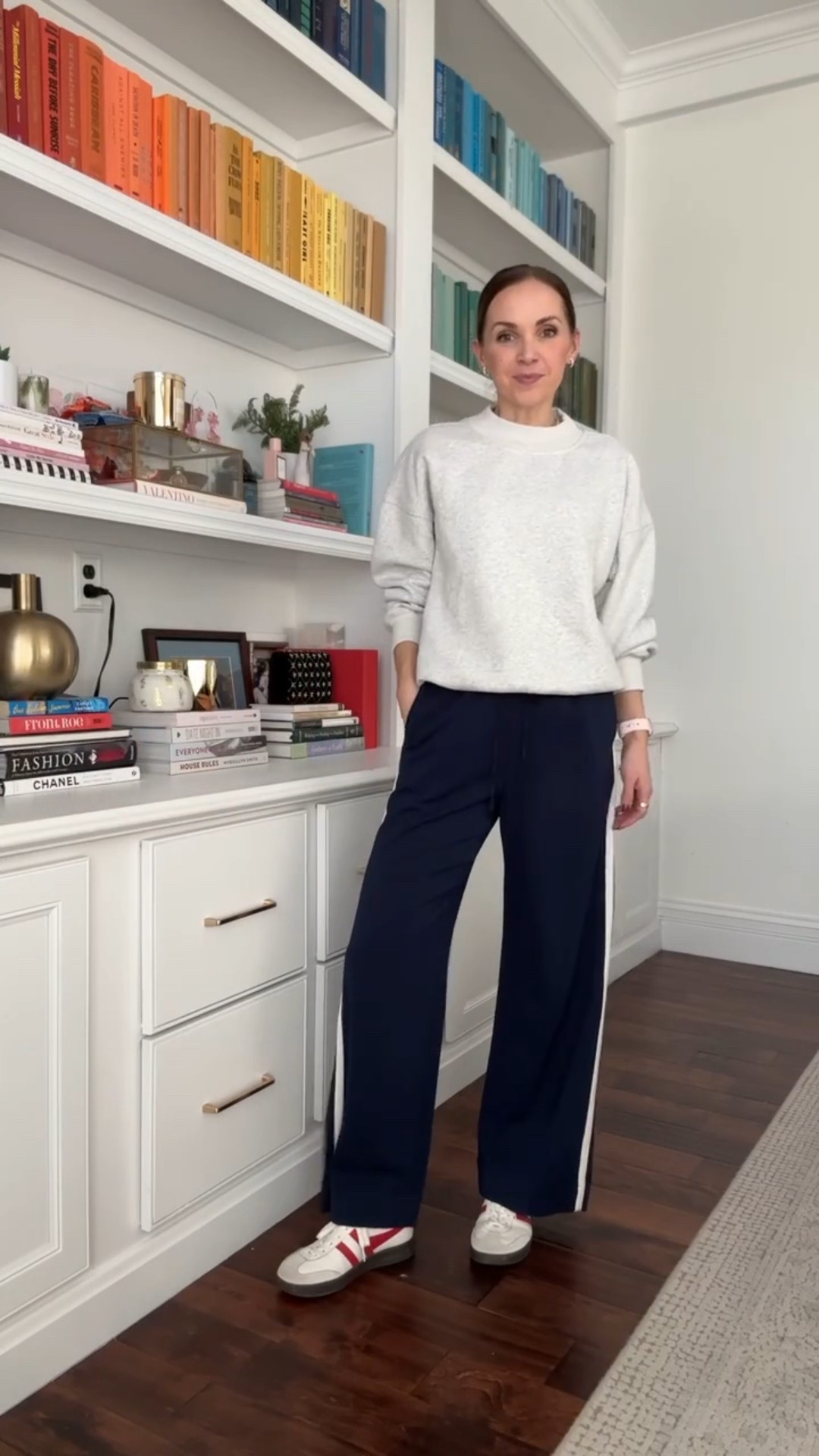 We love a good dress down yet elevated look! @target pants (wearing a small) @abercrombie sweatshirt (wearing a small) 

#LTKgrwm #LTKootd