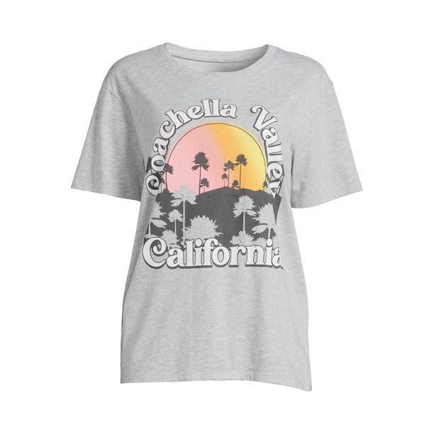 Time and Tru Women's Scenic Graphic Tee - Walmart.com | Walmart (US)